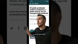 A novela da Oi continua #dividendos #educacaofinanceira