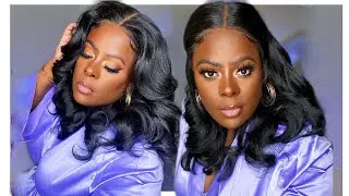 WHO did Your Hair?!? || EASY$40 Slay || Outre Synthetic Sleeklay Part HD Lace Front Wig - BRIZELLA