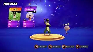Toph 32S KO Lincolnloud in Nickelodeon All Star Brawl