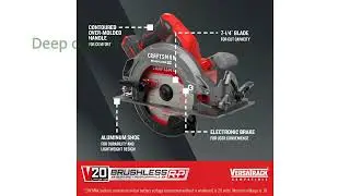 REVIEW (2025): Craftsman V20 Circular Saw. ESSENTIAL details.