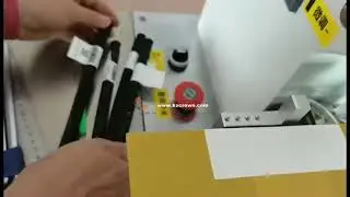 Hydraulic Hose Labeling Machine, Flag Label Applicator System for Tube and Hose