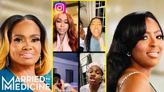 Heavenly and Sweet Tea FIGHT on Instagram LIVE: Married to Medicine #bravo #married2med