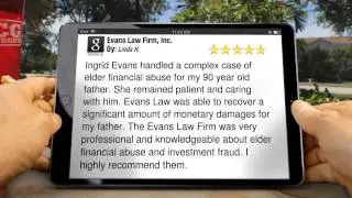 San Francisco CA Financial Elderly Abuse Lawyer   Evans Law Firm, Inc