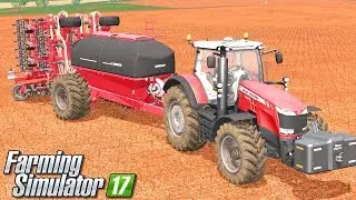 Siew nowymi nabytkami - Farming Simulator 17 [PLATINUM] | #36