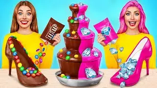 Erimiş &Ccedil;ikolata &Ccedil;eşmesi Kapişmasi | Yemek Savaşı Multi DO Challenge