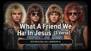 What A Friend We Have In Jesus (3 Verse) - 90’s Rock Ballad (Worship AI)
