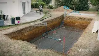Structure polystyr&egrave;ne pour construction de piscine CFBLOCK - Pr&eacute;sentation et d&eacute;monstration - EN
