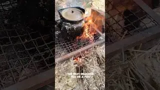 the best tea on a fire in Lachin #cooking #nature #azeri #tea #onfire