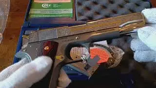 First look at a Colt 38 Super 01911C-SS38-DHM Engraved Heritage Model