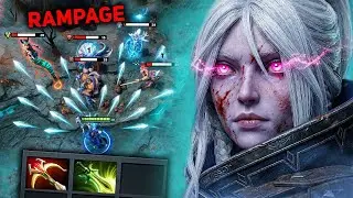 Жестокий Drow Ranger с 1000 GPM 🔥🔥🔥 32 убийства Butterfly + камбэк Daedalus | Dota 2