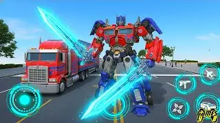 Robot Justice War: Truck Jet Transformers Game 2025 Part 8 - Android Gameplay