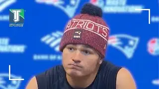 Drake Maye on Bo Nix's INJURY after the Patriots ADVANCE to Conference Finals