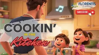Cookin&rsquo; In the Kitchen | Fun ESL Song to Learn English Kitchen Words for Kids