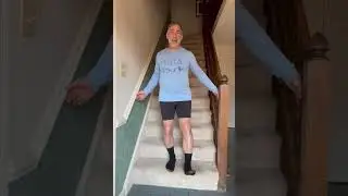 2025 Stair Step Squat #yoga #mobility #balance #strength