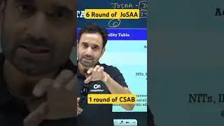 7 ROUND of Josaa | #abjsir #iit