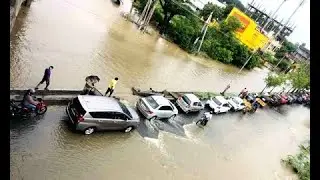 Floods in Warangal, Telangana State, India ,Aug 15/2020