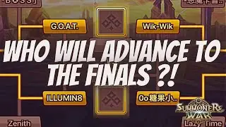 SIEGE BATTLE TOURNAMENT Semifinals [Season 4] - GOAT vs ILLUMIN8 - Summoners War