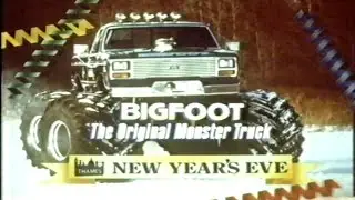 Bigfoot The Original Monster Truck & Adverts 1987 December Thames UK ITV  Legend Ford F250