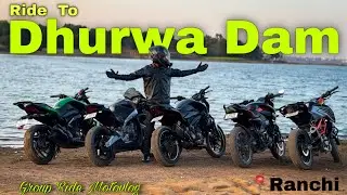 Epic Group Ride To Dhurwa Dam 🌊, Ranchi | Duke,Dominar,Aprilia,Ns Motovlog 🔥