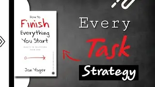 How to Finish Everything You Start by Jan Yager Audiobook Summary | Now Complete Every Goal