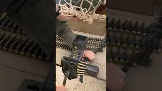 (ASMR) MG42 Ammunition Belt Loading #gun #mg42 #weapon #reenactment #gunasmr #asmr
