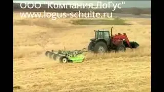Мульчировщик Schulte 5026 - измельчение стерни зерновых