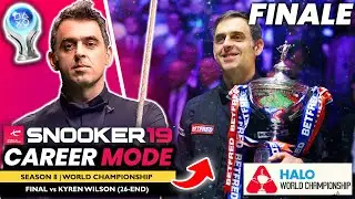 7 WORLD CHAMPIONSHIPS IN A ROW?! | Snooker 19 PS5 Ronnie O&rsquo;Sullivan Career Mode S8 FINALE