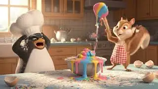 Animated Kitchen Chaos Video Ready