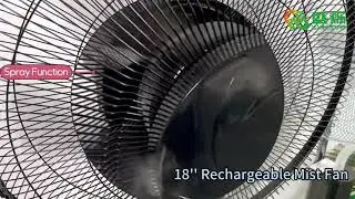 18'' Rechargeable Mist Fan
