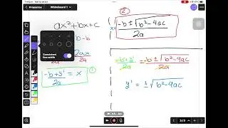 MATEMÁTICAS: ECUACIONES CUADRÁTICAS POR DERIVACIÓN