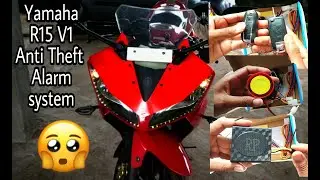 Installing Anti Theft Alarm in Yamaha R15 | Full wiring Details Explained | Universal for all Bikes