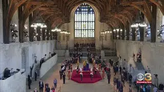 Thousands pay respects to Queen Elizabeth II as she lies in state at Westminster Hall