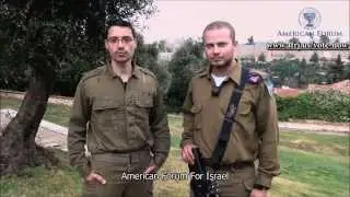 IDF soldiers to the Jews of America: Vote for American Forum for Israel