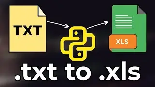 Convert TXT to Excel Using Python | Easy Automation Tutorial