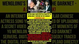 ACTOR SONG YIREN POSTED A VIDEO OF YU MENGLONG'S TORTURE ON THE DARKNET - A SHOCKING LEAK!