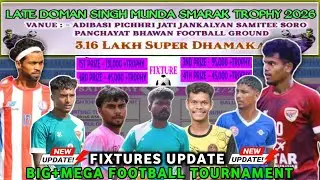 Mega Football Tournament 2026 | Full Fixtures Update ⚽