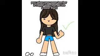 pov: when your zoom teacher is happy when you get the answer right. #zoomapps #teacher #ibispaint :)