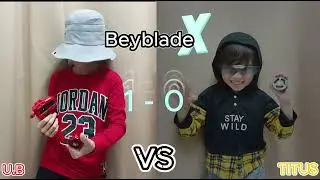 BeybladeX Battle UB vs TITUS