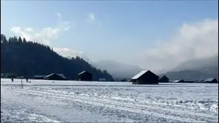 Cynthia's Life in Alps Bavaria &uuml;bertr&auml;gt einen Livestream.Walking in Winter Wonderland