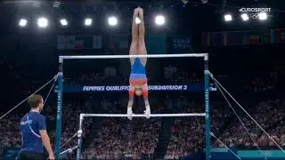 Levi Jung Ruivivar Bars Qualifications 2024 Olympics