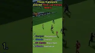 Top Flick-up Volley Goals  #shorts  #football #soccer