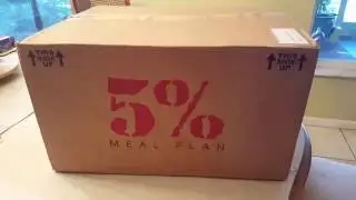 Rich Piana's - 5% Nutrition keto diet meal plan unboxing