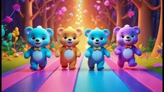 Six Baby Bears Learn Left and Right + More Nursery Rhymes & Kids Songs
