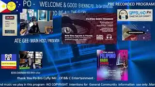 Our Filipino Radio Program LIVE 11-7 -2022 Monday Edition