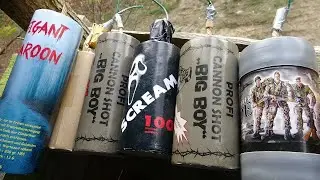 WIR Z&Uuml;NDEN RIESIGE B&Ouml;LLER vom HOCHSTAND! XXXL Polenb&ouml;ller  | Scream 100, Gigant Maroon [reupload]