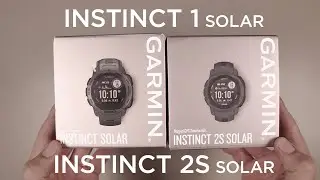Garmin Instinct 1 Solar vs Instinct 2s Solar / size comparison (no review)