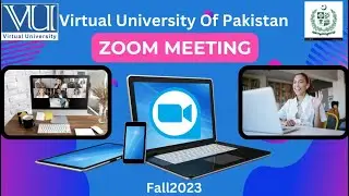 ZOOM Meeting | Virtual University | Student Online Meetings | How to join Zoom meetings |Spring 2024