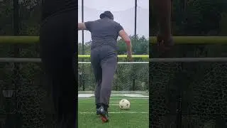 Soft touch penalty kick #soccerskills #asmr #soccerkick #football #penalty #sportsball