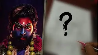 HOW TO DRAW PUSPA 2/PUSHPA 2 DRAWING/ PUSPA 2 POSTER DRAWING/ PUSPA 2 DRAWING STEP BY STEP (outline)