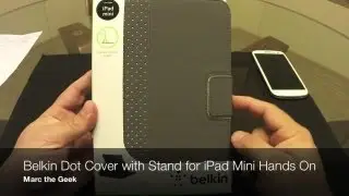 iPad Mini - Belkin Cover Case With Stand Hands On